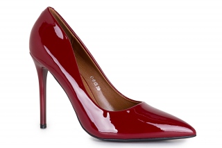 BELLUCCI Sieviešu kurpes bordo krāsa. Sieviešu izejamie apavi. 