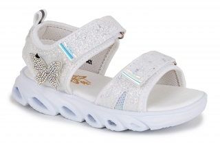 DOREMI ar LED gaismu baltā  krāsa. Sandales. 