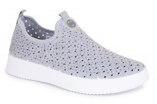 ML Sieviešu sliperi gaiši pelēkā krāsa. Sporta stils. 