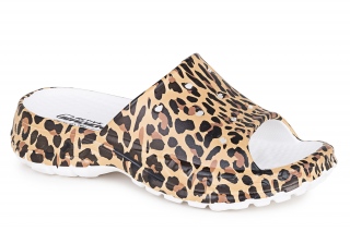 GABI Sieviešu iešļūcenes  gaiši brūnā krāsa. Leoparda trends. 