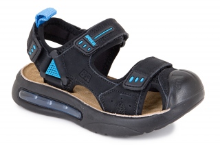 BADEN KIDS Sandales melnā krāsa. Sporta stils. 