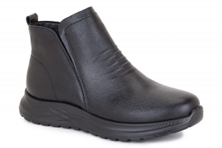 FERMANI Komforts melnā krāsa. Sieviešu puszābaki. 