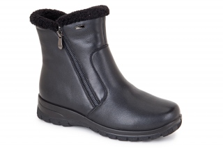 FERMANI Komforts melnā krāsa. Sieviešu puszābaki. 