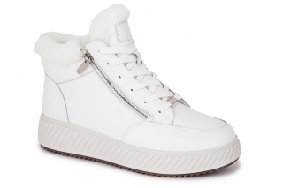 FERMANI Sieviešu puszābaki ar šņorēm baltā  krāsa. Sporta stils. 