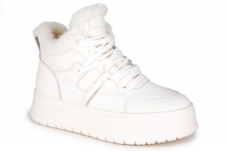 FERMANI Sieviešu kedas baltā krāsa. Sporta stils. 