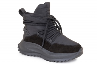 FERMANI Pūstie melnā krāsa. Sporta stils. 