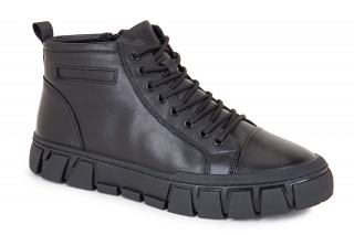 FERMANI Vīriešu kedas melnā krāsa. Sporta stils. 