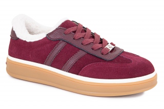 FARINNI Sieviešu kedas sarkanā krāsa. Sporta stils. 