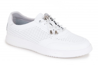 ML Sieviešu kurpes ar šņorēm baltā  krāsa. Sporta stils. 