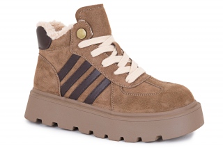 FERMANI Sieviešu kedas brūnā krāsa. Sporta stils. 