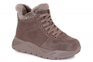 RENZONI Sieviešu puszābaki ar šņorēm pelēkā krāsa. Sporta stils. 