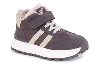 BESSKY Puszābaki ar šņorēm brūnā krāsa. Sporta stils. 