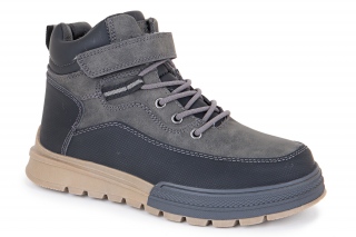 BESSKY Puszābaki ar šņorēm melnā un pelēkā krāsa. Sporta stils. 