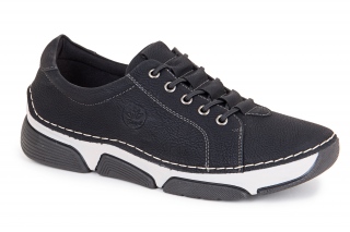 HAIDRA Sieviešu kurpes ar šņorēm melnā krāsa. Sporta stils. 